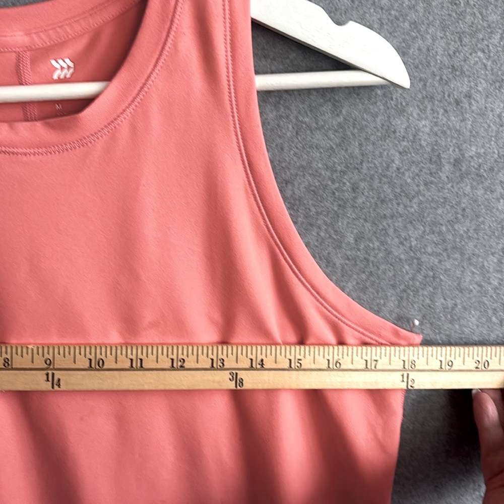 NEW All In Motion Athletic Activewear Workout Racerback Tank Top Medium Coral - Picture 4 of 5
